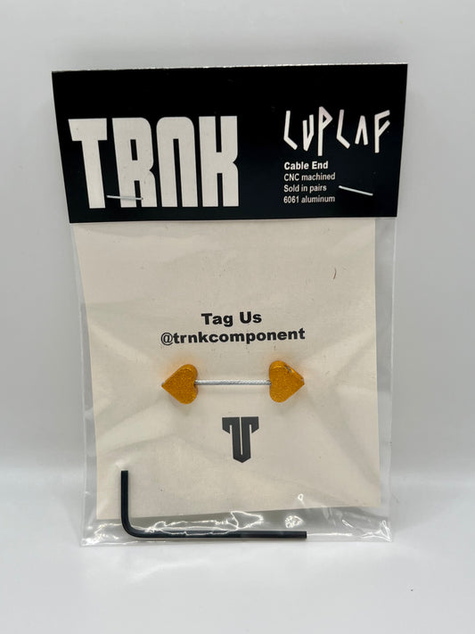 TRNK Components Love Cable Ends - Yellow