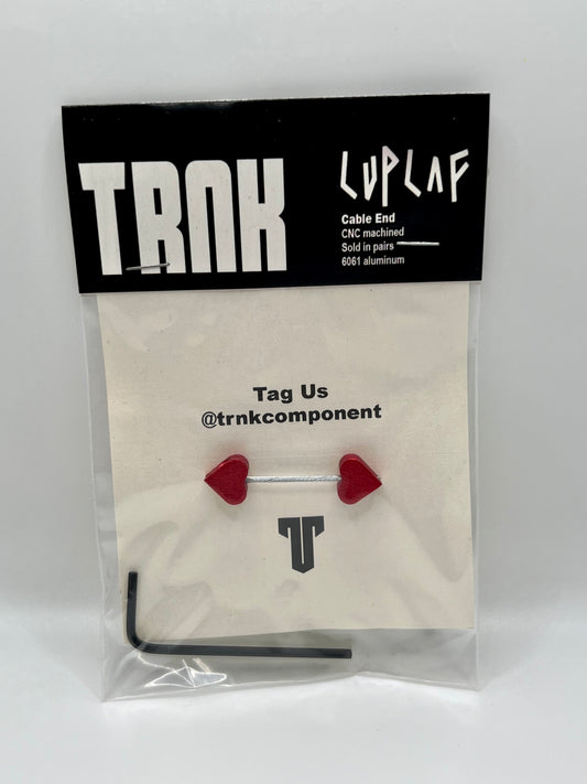 TRNK Components Love Cable Ends - Red