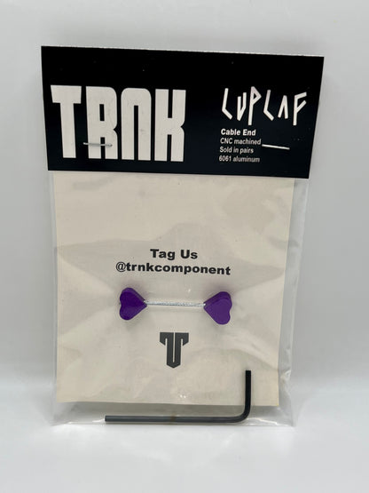 TRNK Components Love Cable Ends - Purple