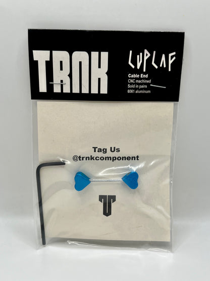 TRNK Components Love Cable Ends - Blue