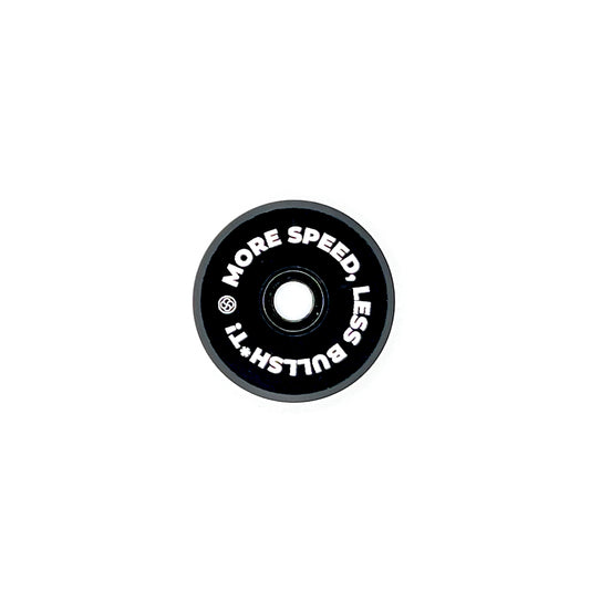 RawkCaps "More Speed, Less Bullsh*t" Top Cap - Black