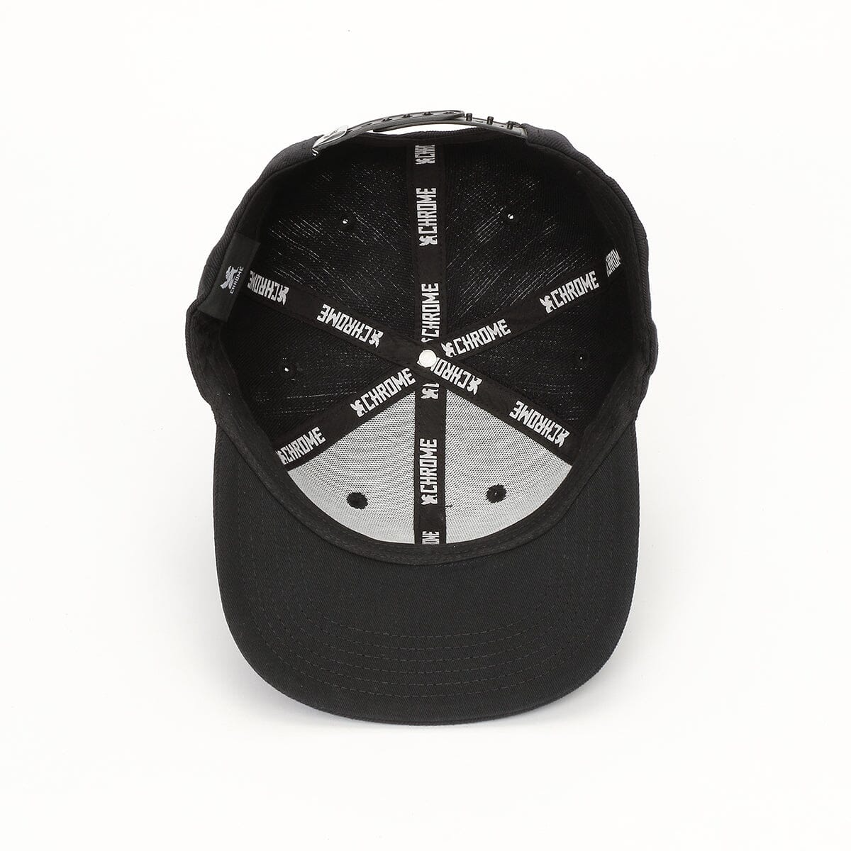 Chrome Industries 6 Panel Cap - Black/Black