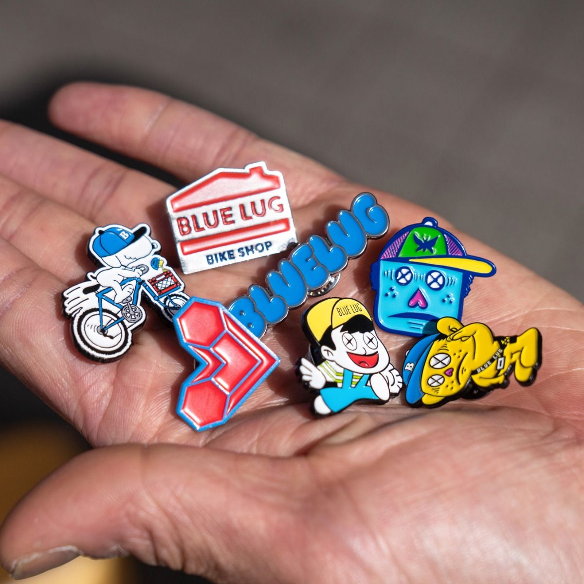 Blue Lug Pukupuku Pin