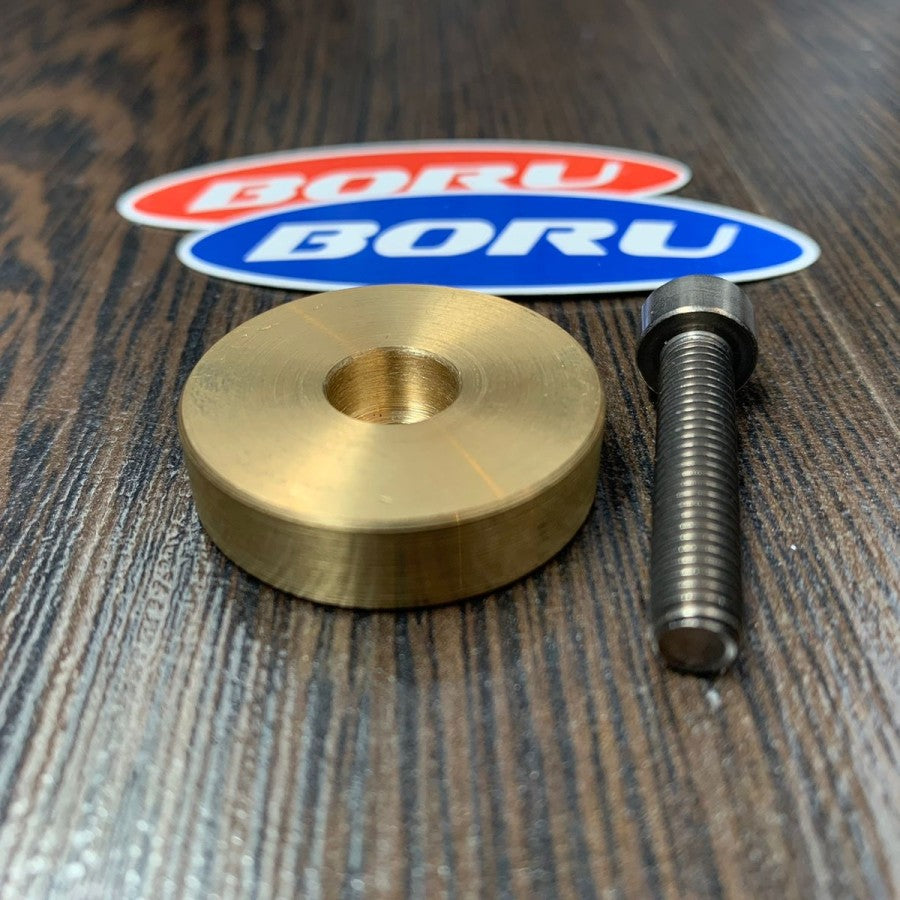 Boru Components Brass Flat Integrated Top Cap