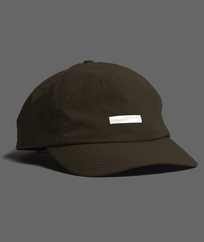 God & Famous Offset 7-Panel Hat - Dark Khaki