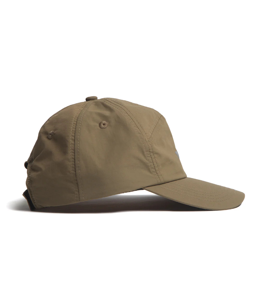 God & Famous Offset 7-Panel Hat - Dark Khaki