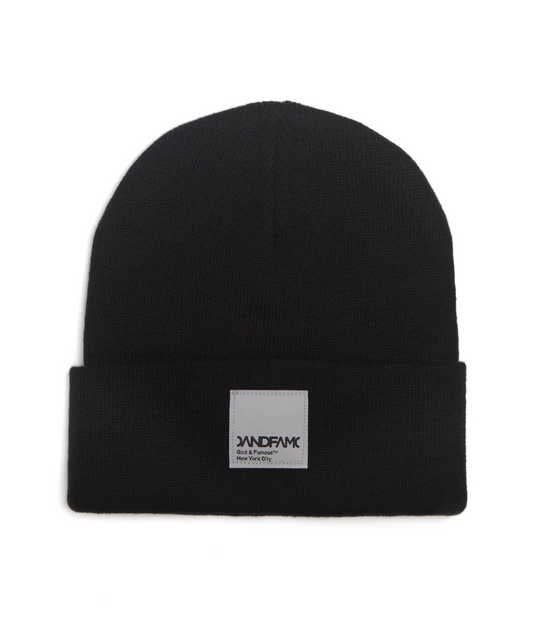 God & Famous 1-Panel Watch Cap - Black