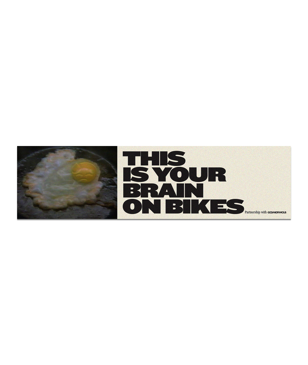 God & Famous Brains on Bikes Sticker