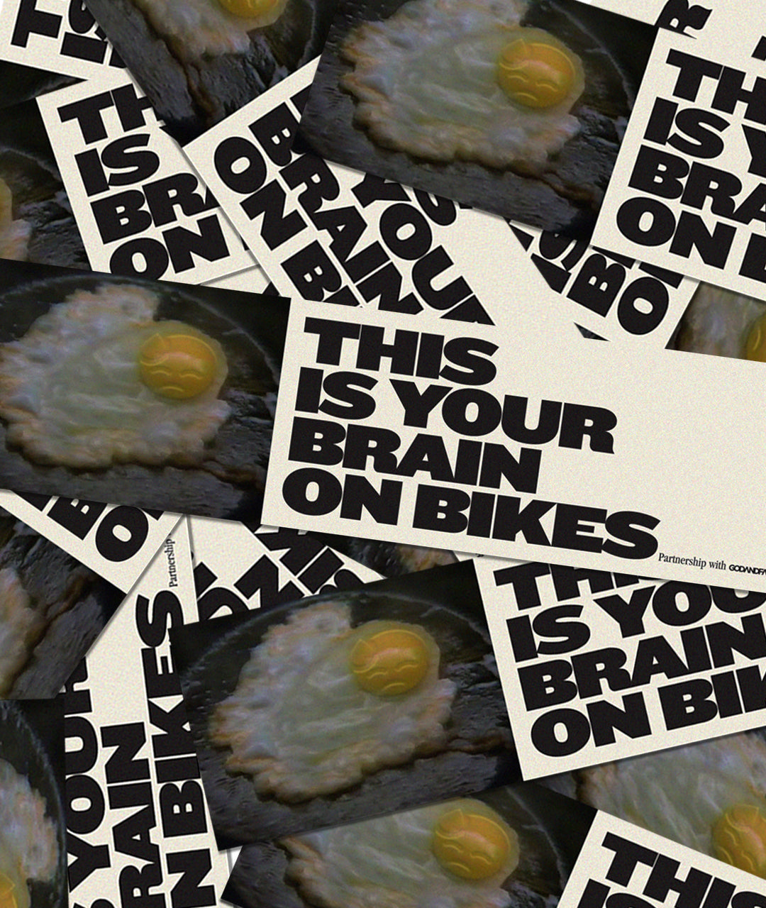 God & Famous Brains on Bikes Sticker