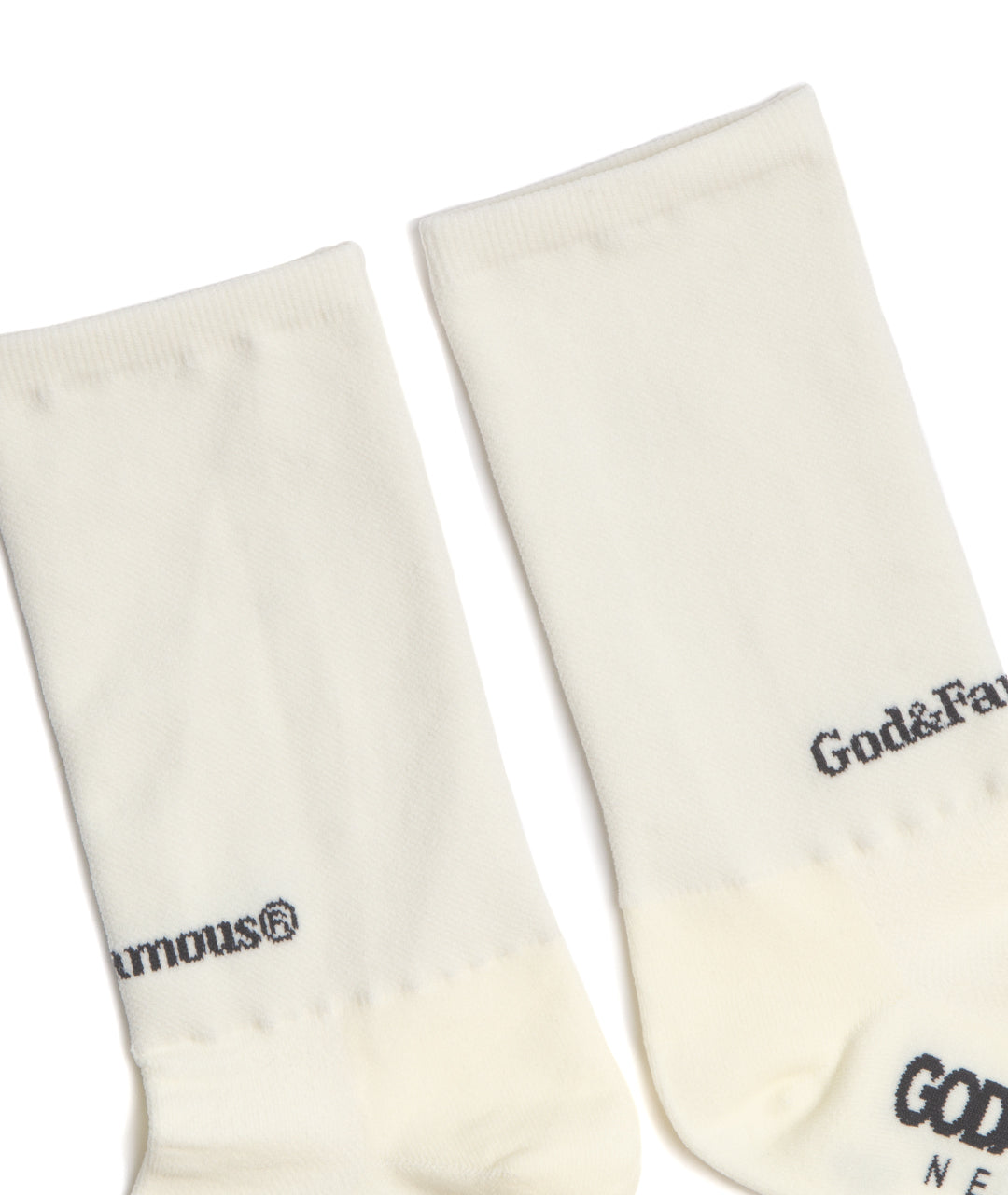 God & Famous Creep Socks - Cream