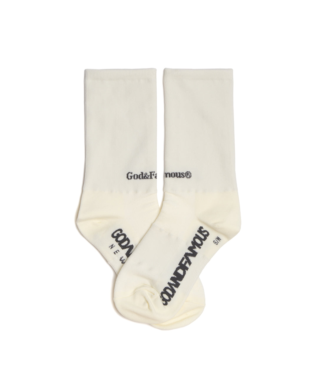 God & Famous Creep Socks - Cream
