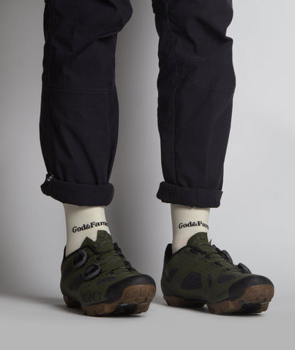 God & Famous Creep Socks - Cream