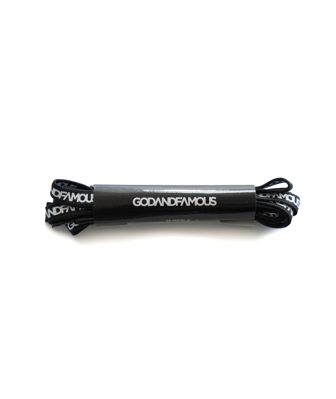 God & Famous Team Lace (36 in.) - Black
