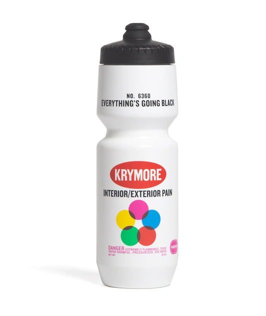 God & Famous Krymore "6360 Everything's Going Black" 26oz Purist Water Bottle