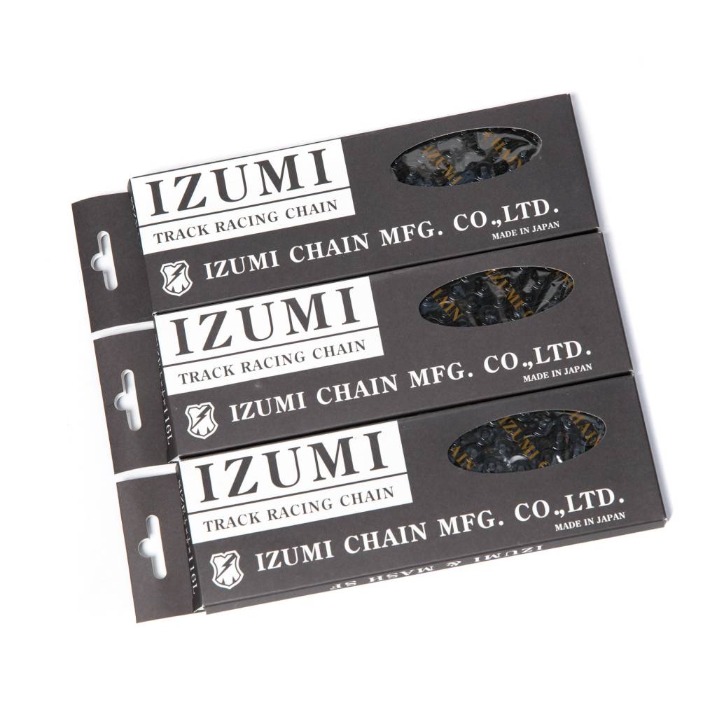 Izumi X MASH SF Jet Black 410 Single Speed Chain - Black/Black