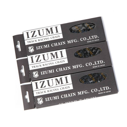 Izumi X MASH SF Jet Black 410 Single Speed Chain - Black/Silver