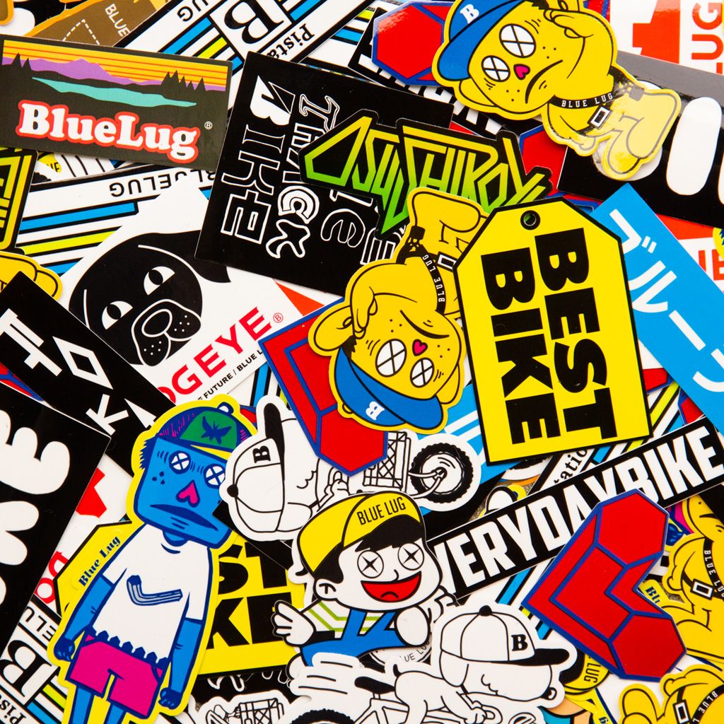Blue Um Sticker Blue Lug Sticker Pack – MNL Bicycle Club