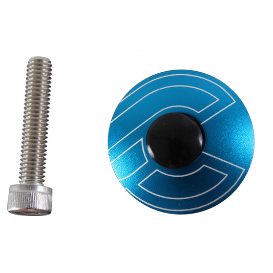 Cinelli Stem Top Cap - Blue