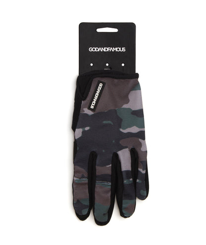 God & Famous LT Cycling Gloves - Woodland Camo