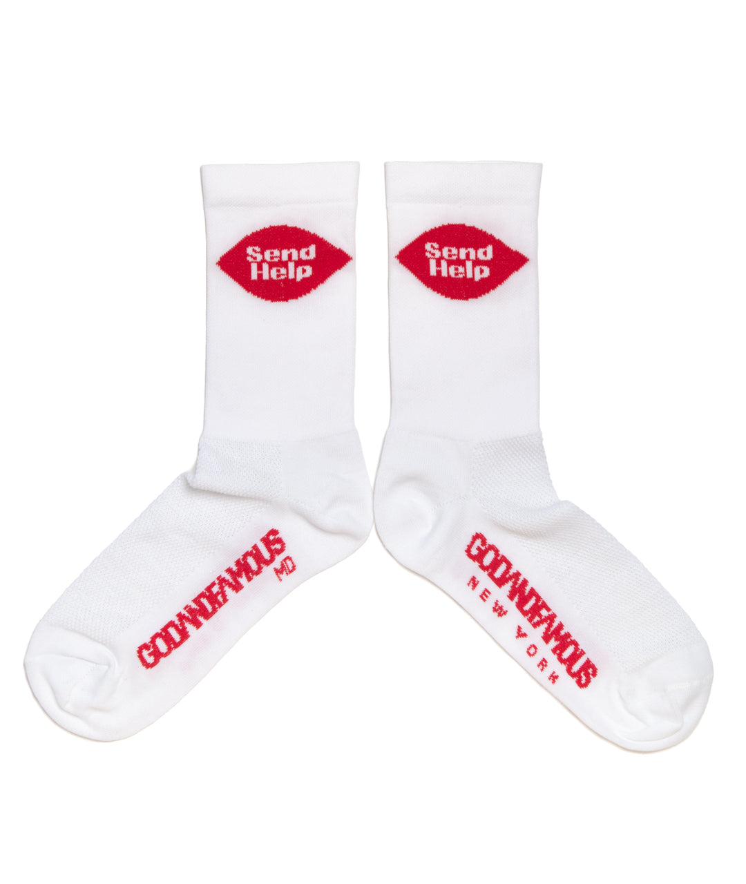 God & Famous Send Help Socks