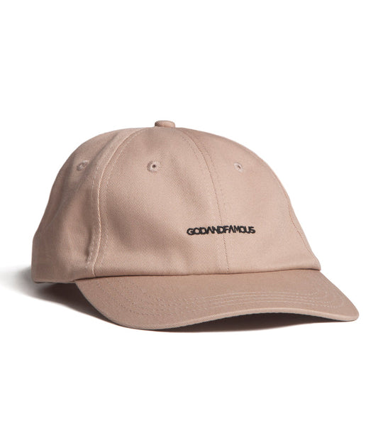 God & Famous Team 6-Panel Hat - Sand