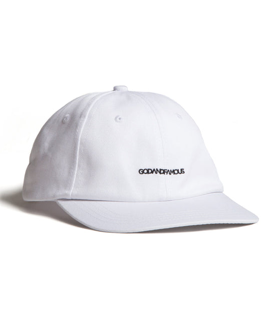 God & Famous Team 6-Panel Hat - White