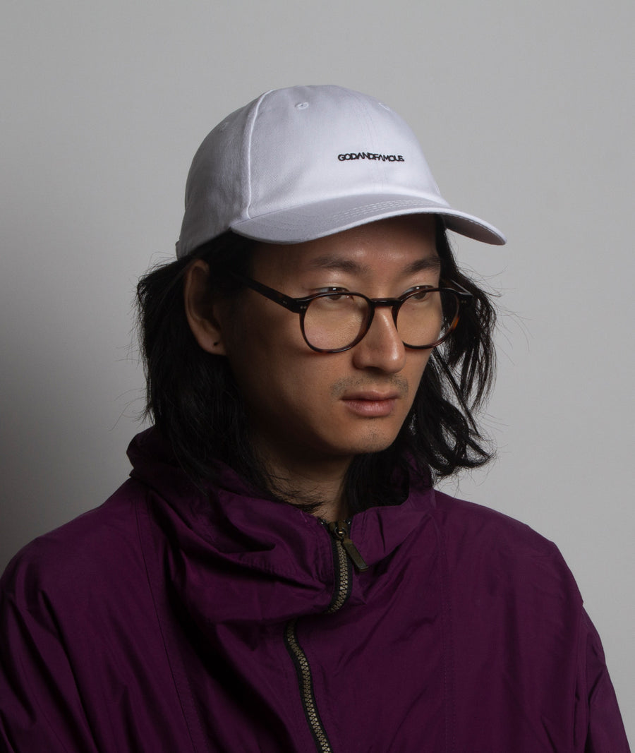 God & Famous Team 6-Panel Hat - White