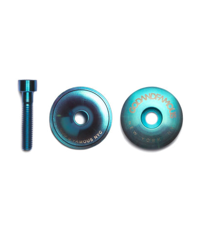 God & Famous Team Titanium Top Cap - Turquoise