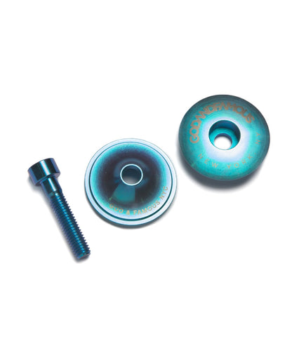 God & Famous Team Titanium Top Cap - Turquoise