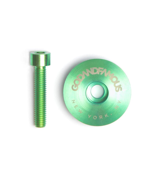God & Famous Team Titanium Top Cap - Green
