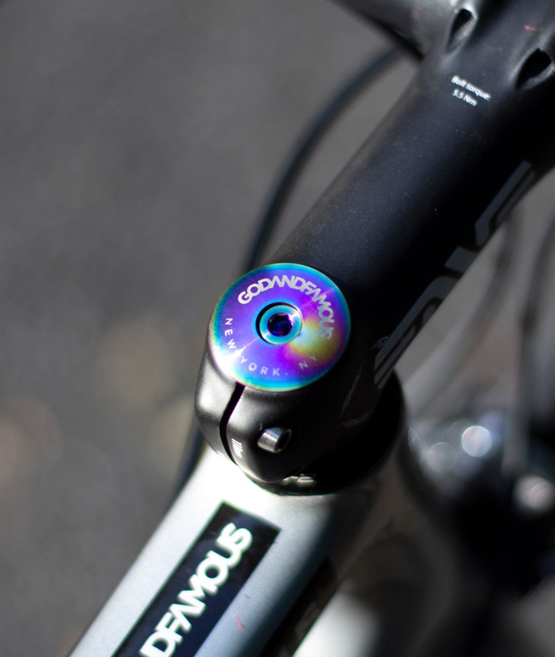 God & Famous Team Titanium Top Cap - Oil Slick