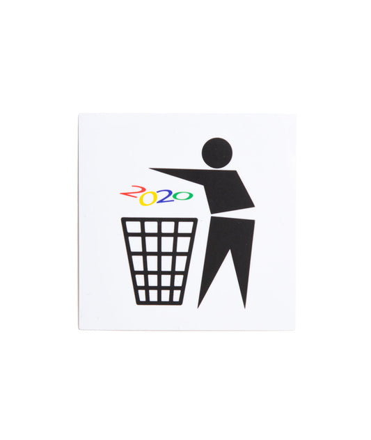 God & Famous Trash Sticker