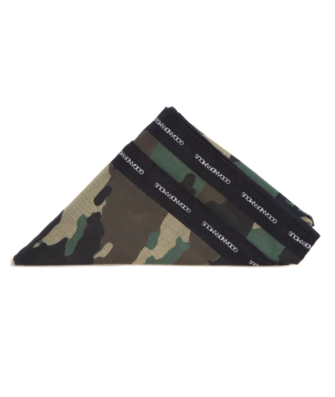 God & Famous Woodland Camo Bandana