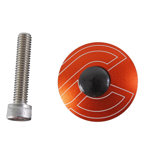 Cinelli Stem Top Cap - Orange